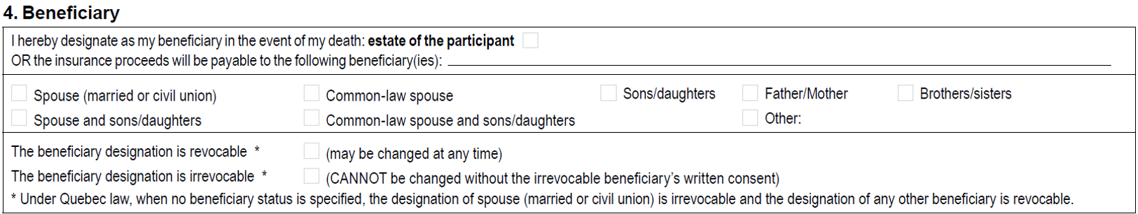 Beneficiary