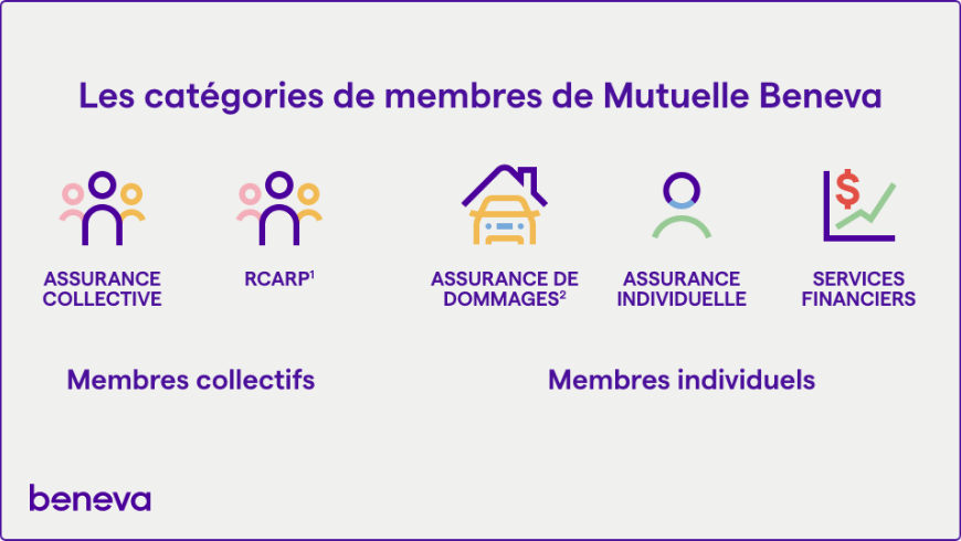 catégories de membres