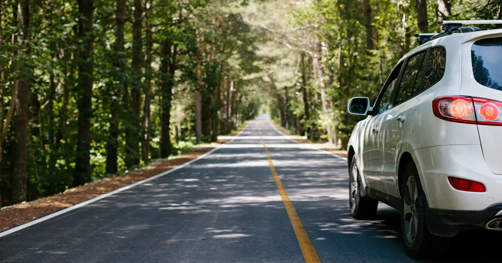 Auto sur une route