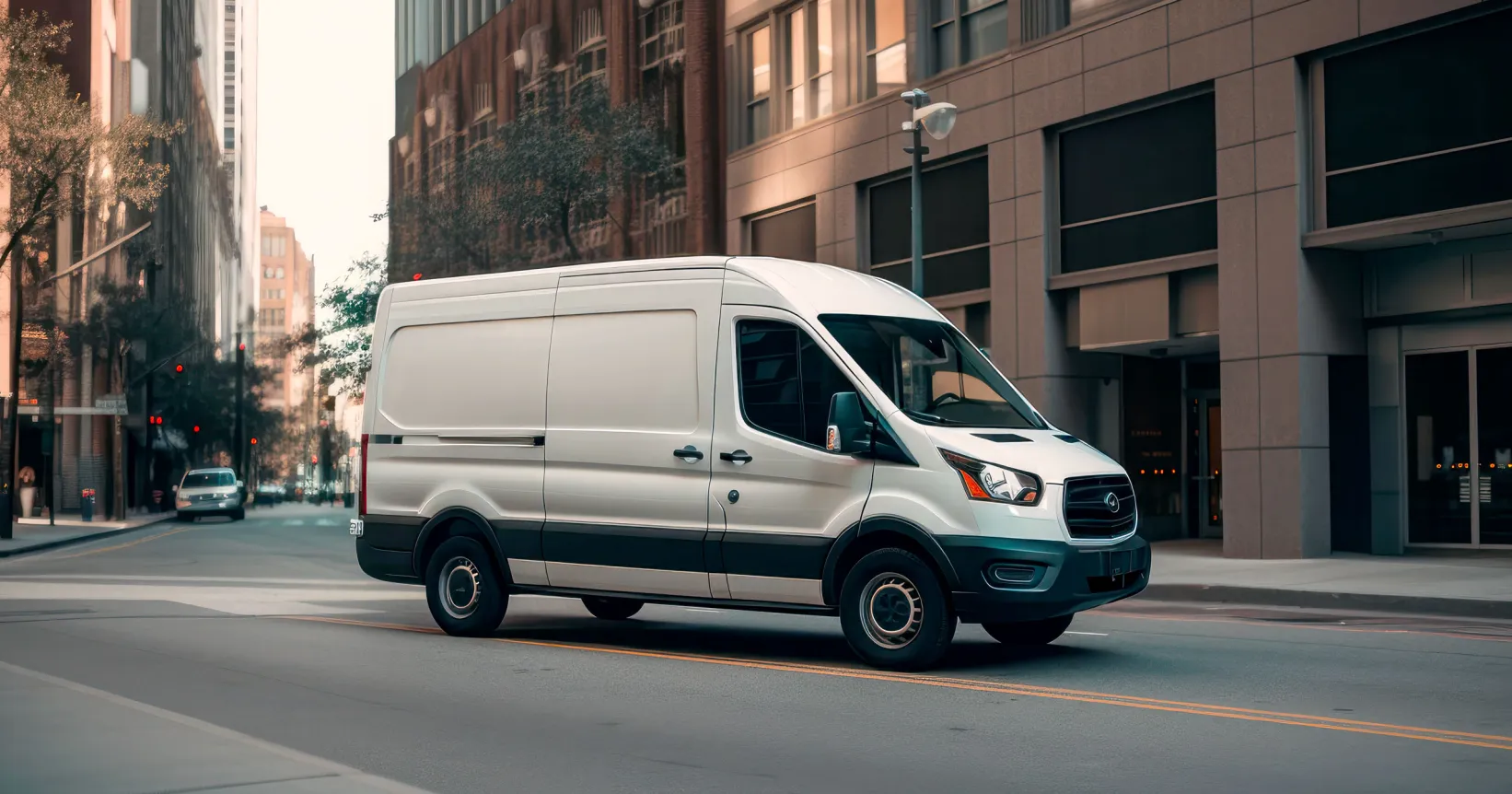 Un véhicule de style commercial