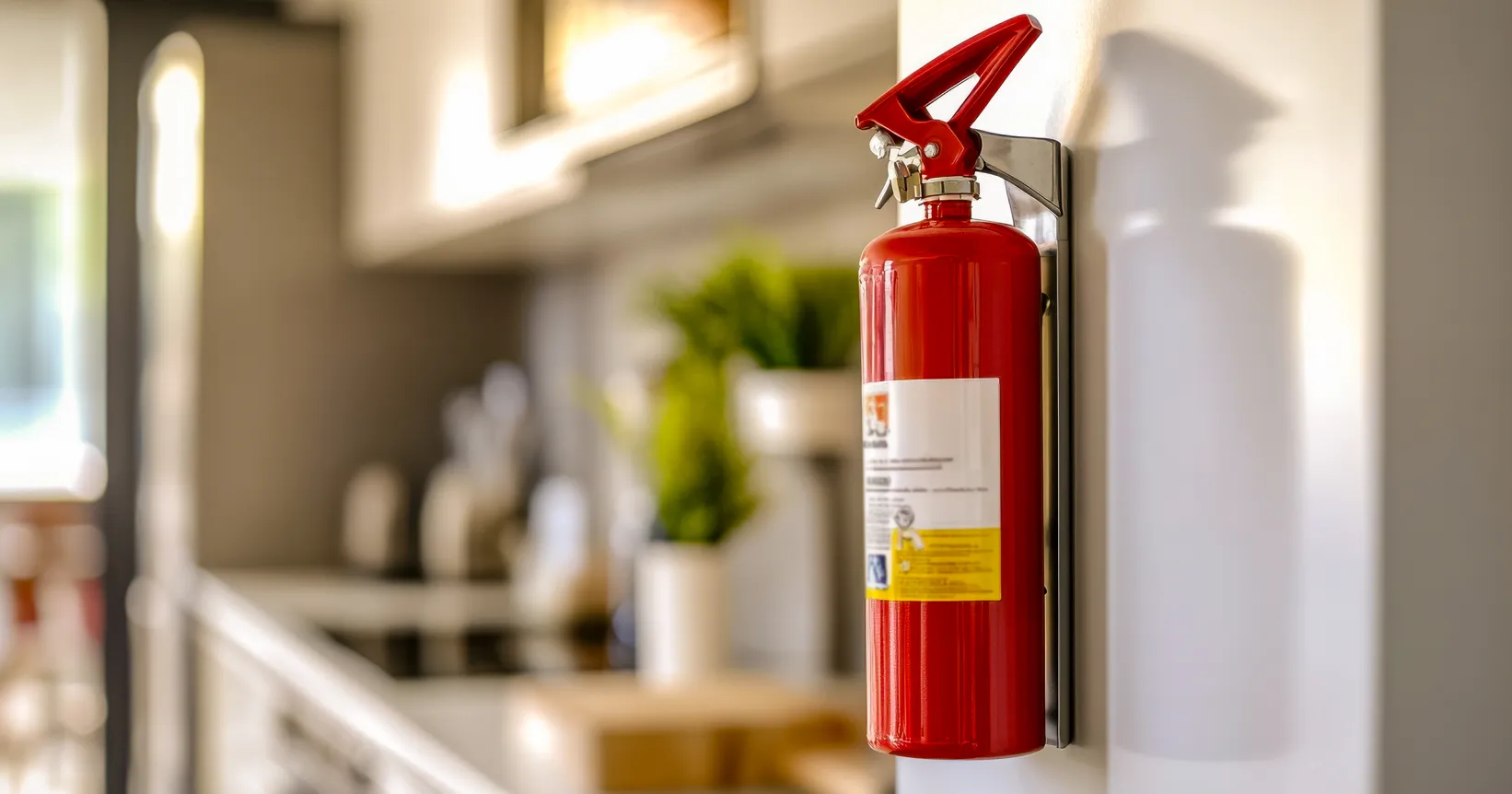 Un extincteur de feu