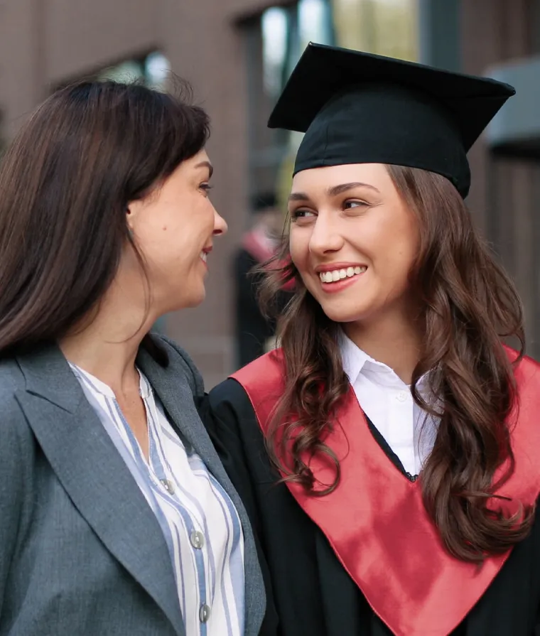 Une diplômée universitaire